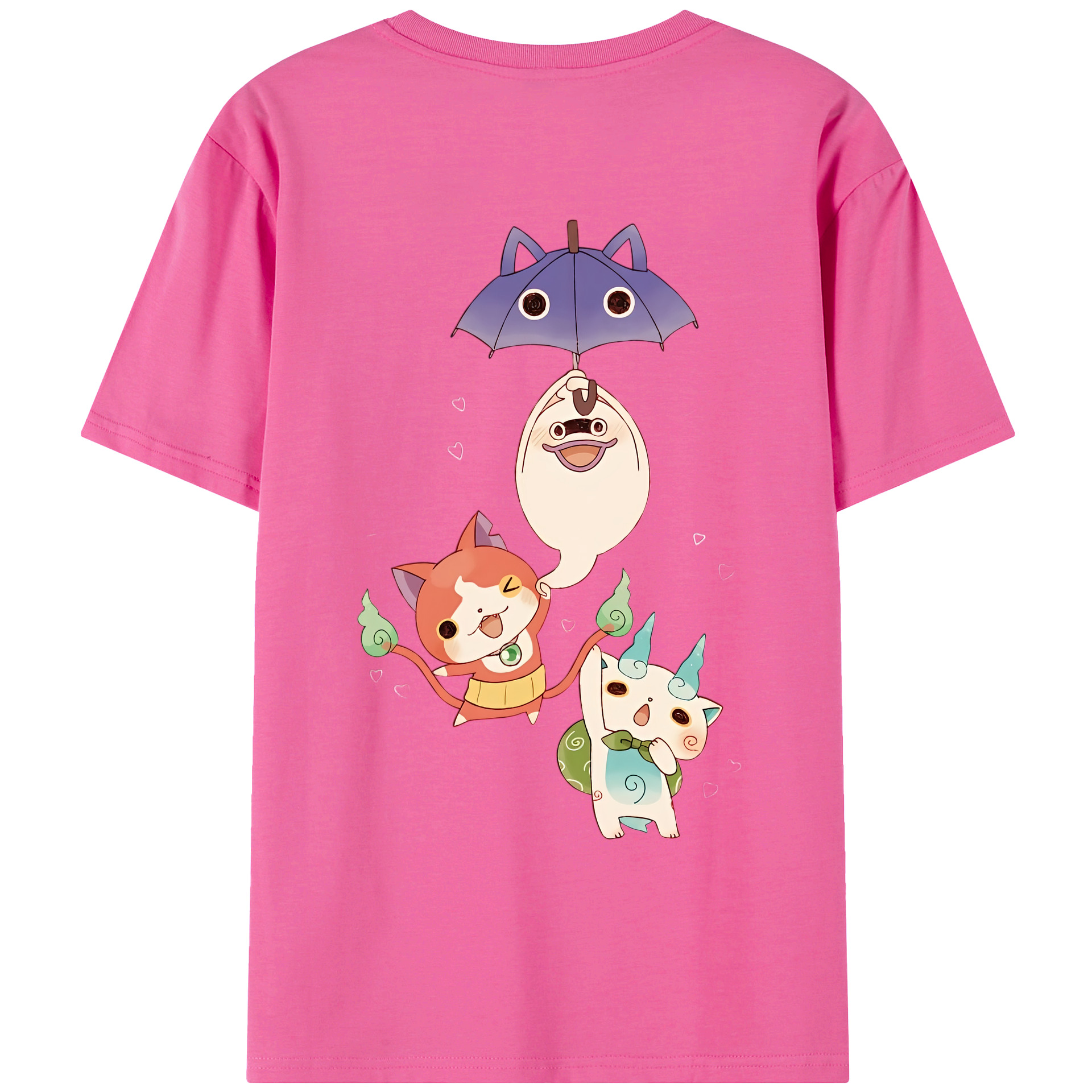 （画像用） 妖怪ウォッチ Yo-kai Watch レディース半袖Tシャツ(バックプリント)